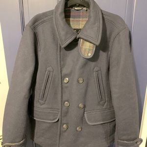 Mens Barbour Pea Coat